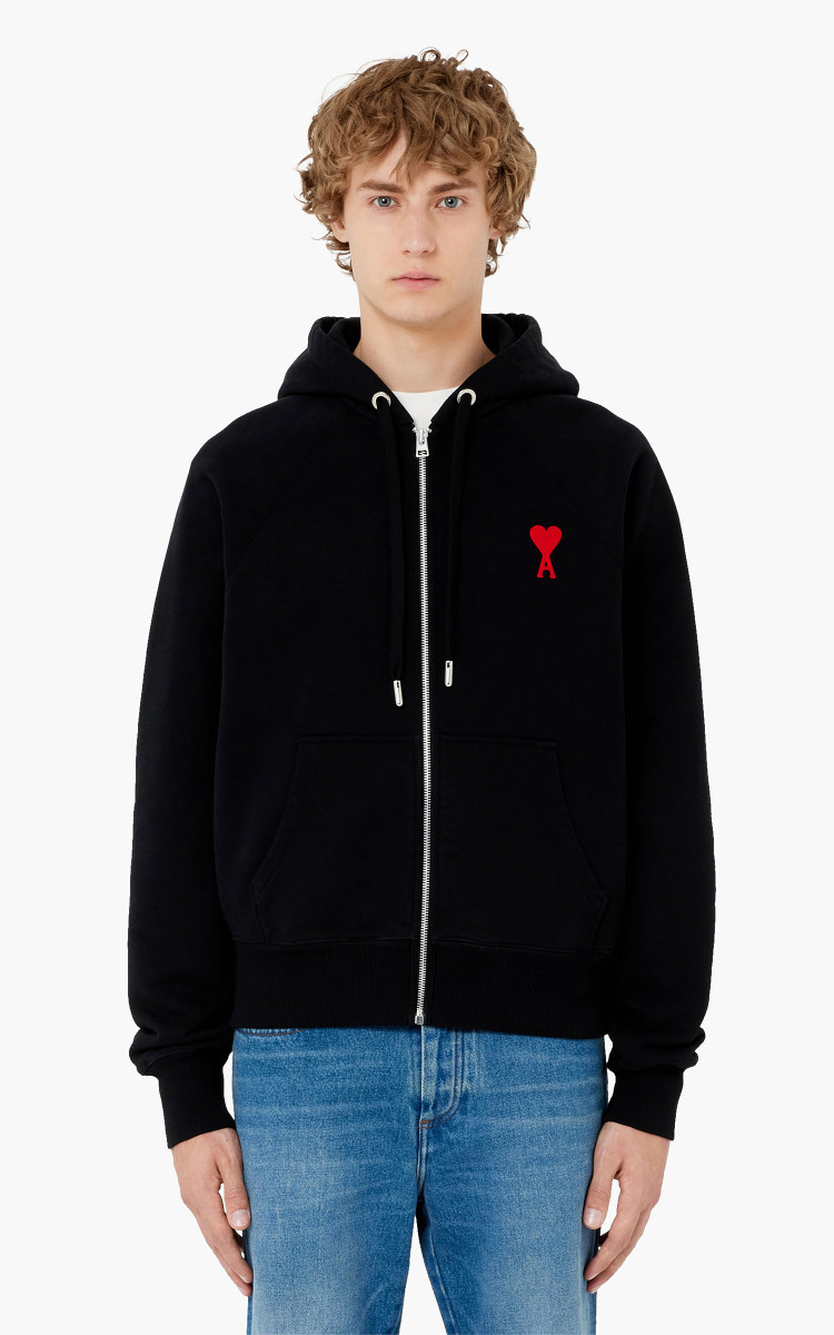 【送料関税込】AMI Paris Tonal ADC Hoodie AMI Paris Men's Tonal ADC Hoodie in Smoke Grey AMI