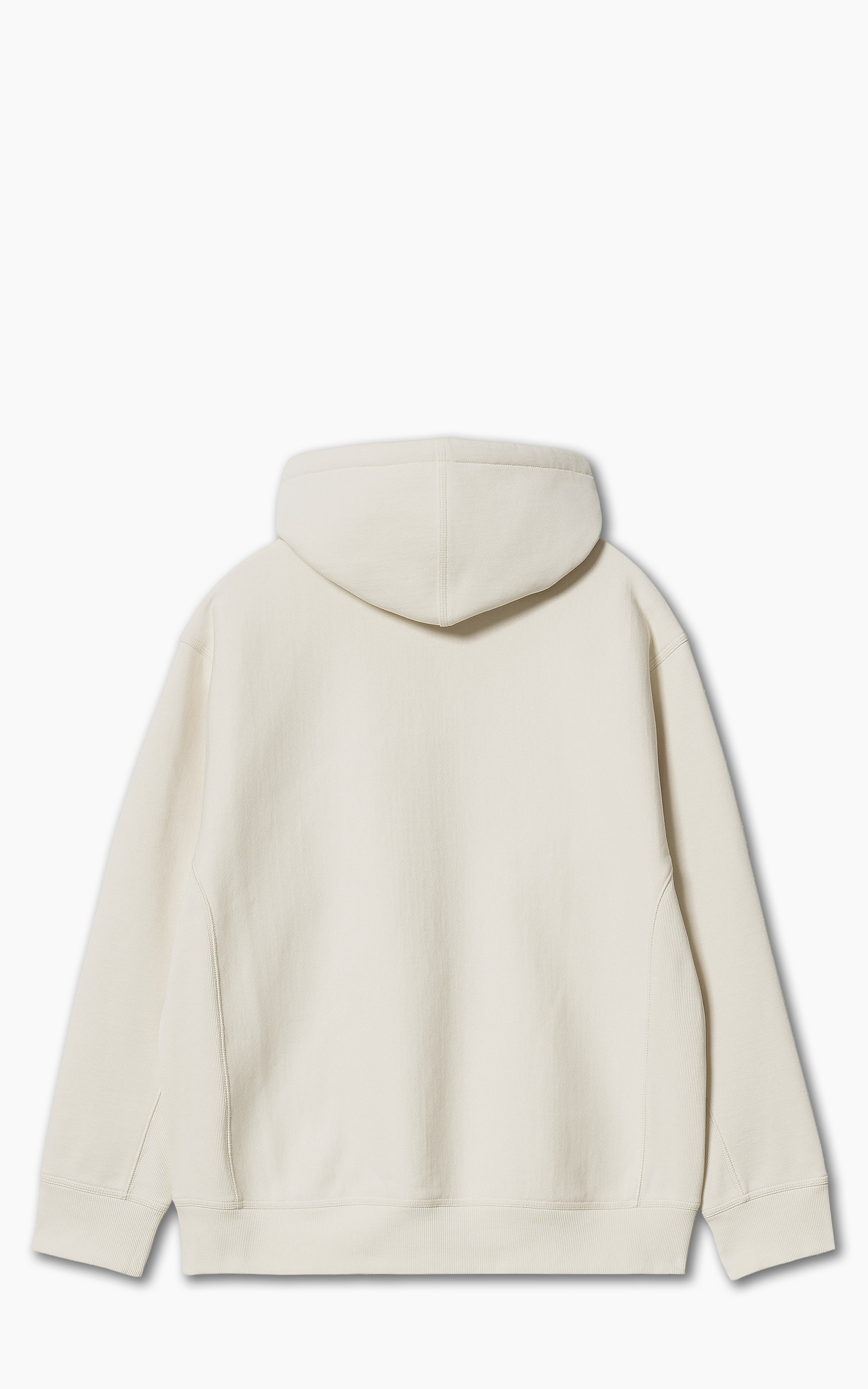 Carhartt WIP Hooded American Script Sweatshirt Natural | Cultizm