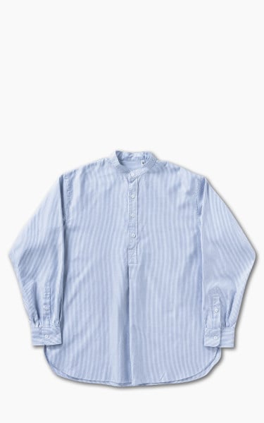 Kaptain Sunshine Pullover Shirt Blue Stripe