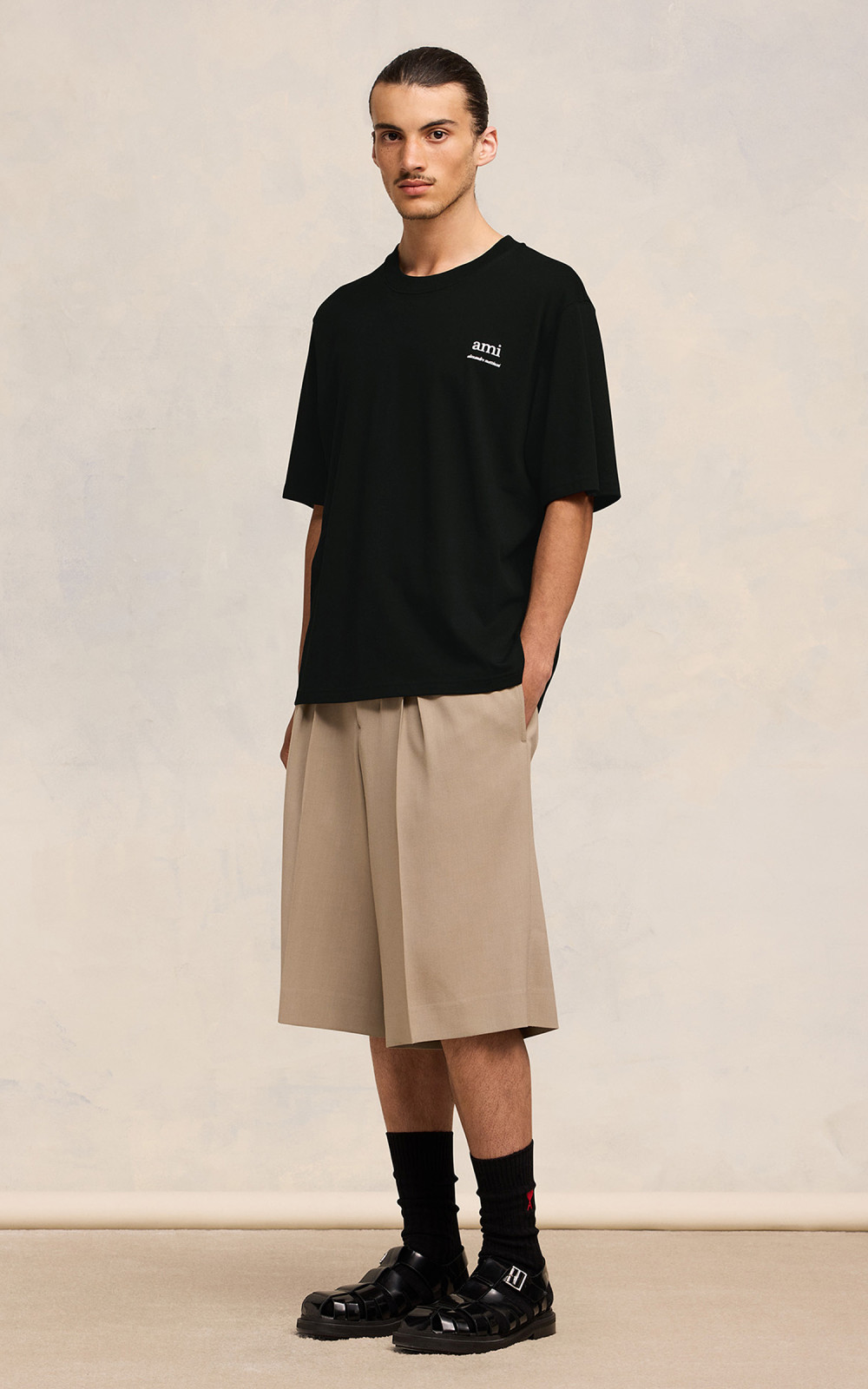 AMI Paris Alexandre Mattiussi T-Shirt Black | Cultizm
