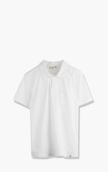 Merz b. Schwanen PLP01 Polo Pocket Shirt White