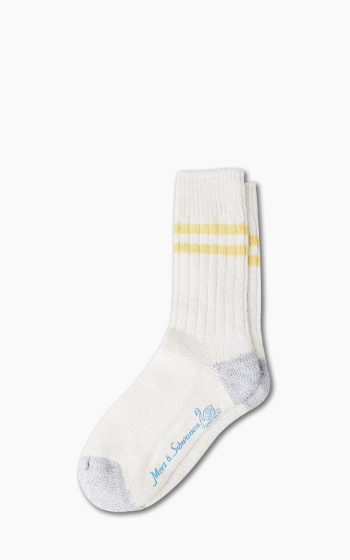 Merz b. Schwanen GS05 Socks Recycled Cotton Nature/Sunshine