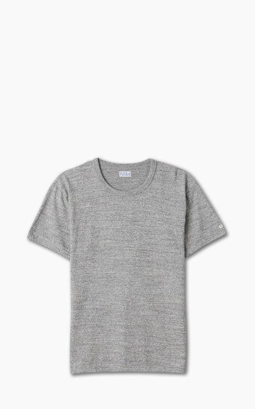 The Flat Head FN-TKC-001 Loopwheeled T-Shirt Grey