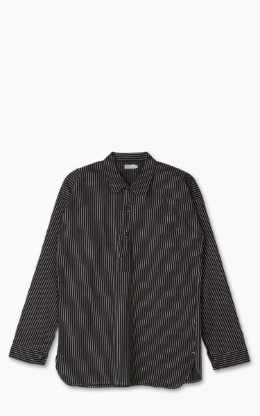 Warehouse & Co. Lot 3045 Striped Pullover Shirt Black