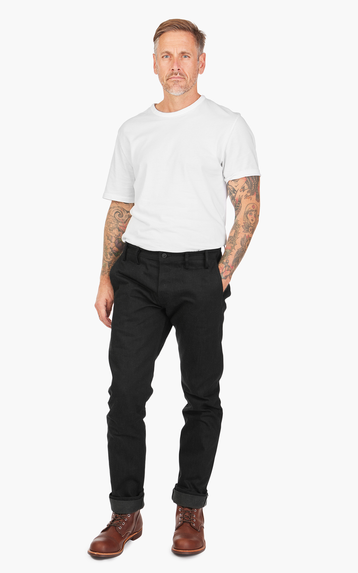 Rogue Territory Officer Trouser Stealth Black 15oz | Cultizm