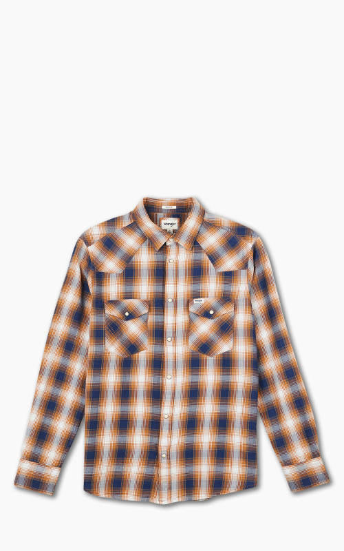 Wrangler L/S Western Shirt Golden Oak | Cultizm