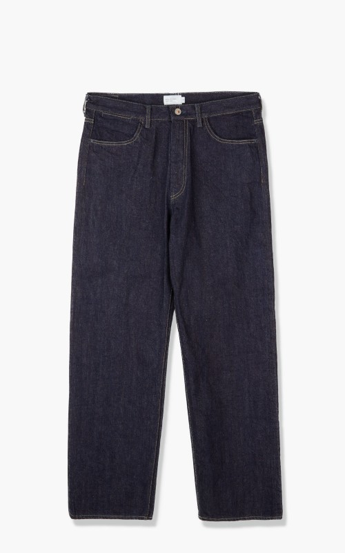 Still By Hand 5 Pocket Denim Pants Navy