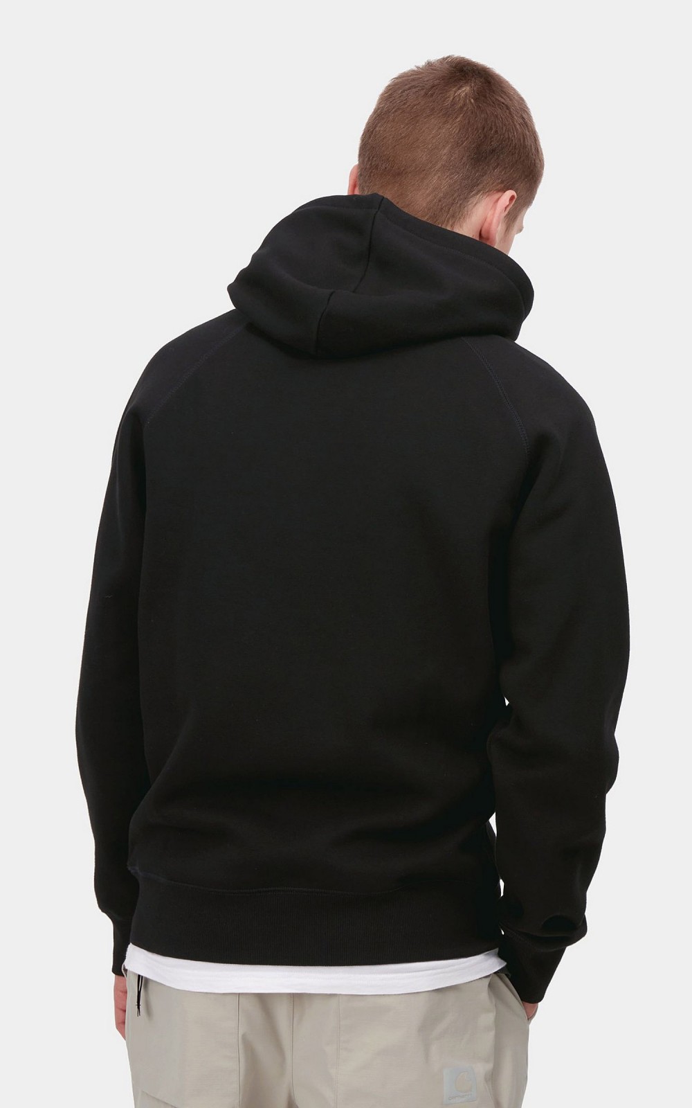 Carhartt WIP Hooded Chase Sweatshirt Black/Gold | Cultizm