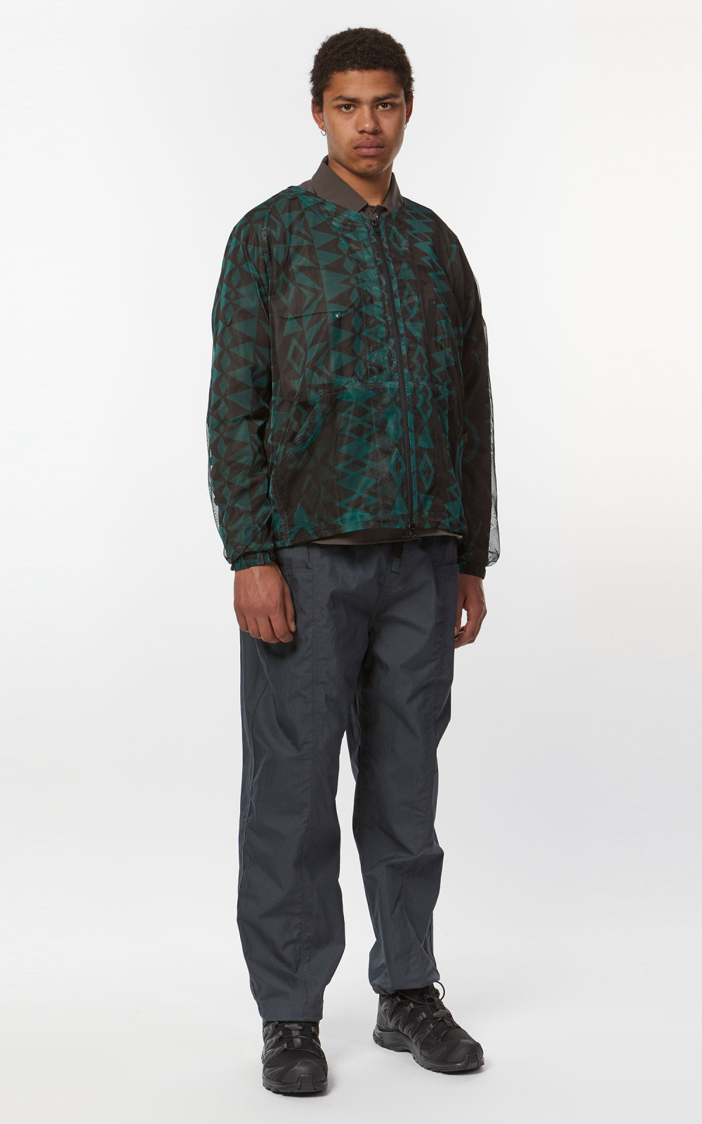 South2 West8 Bush Jacket Lightweight Mesh Skull&Target | Cultizm