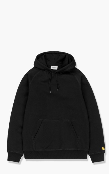 Carhartt WIP Hooded Chase Sweatshirt Black/Gold