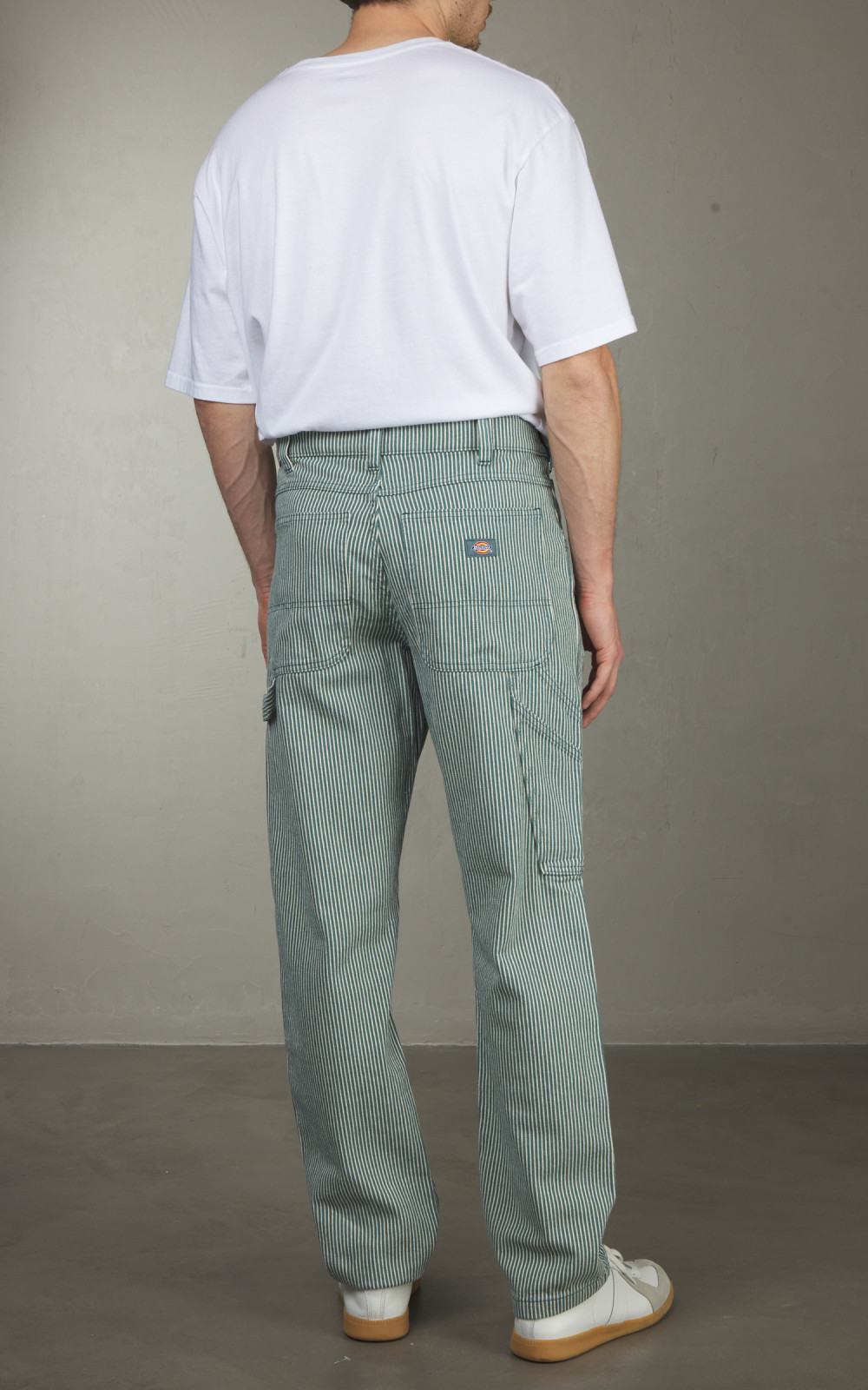 Dickies Garyville Hickory Stripe Trousers Lincoln Green Cultizm