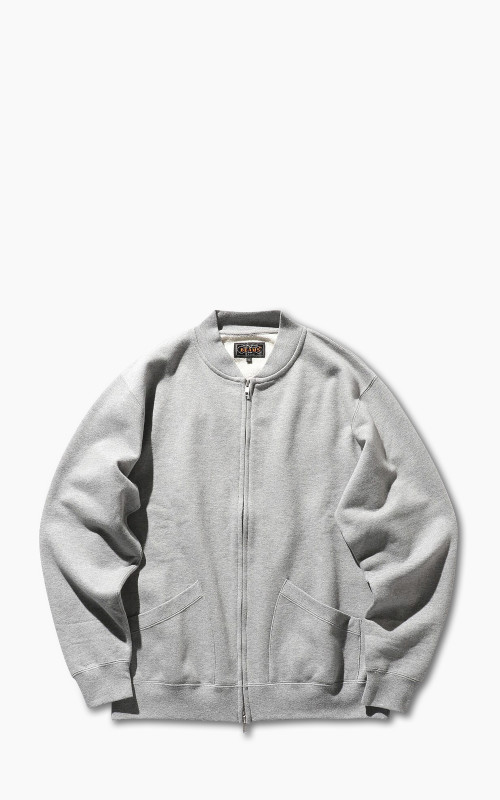 Beams Plus Zip Cardigan Sweat Grey