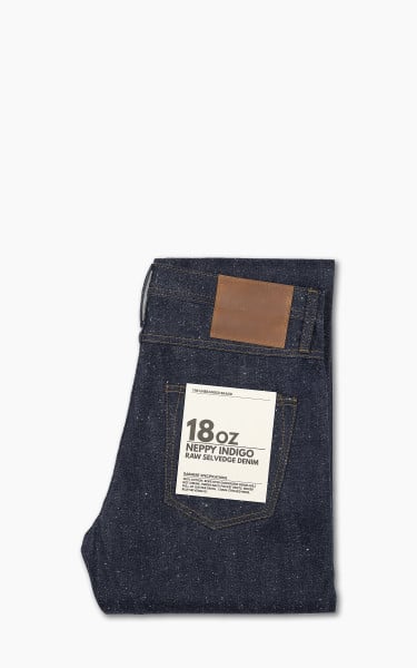 The Unbranded Brand UB343 Straight Fit Heavyweight Neppy Selvedge 18oz