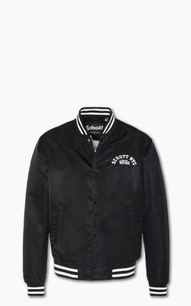 Schott NYC Princeton1 Varsity Jacket Black