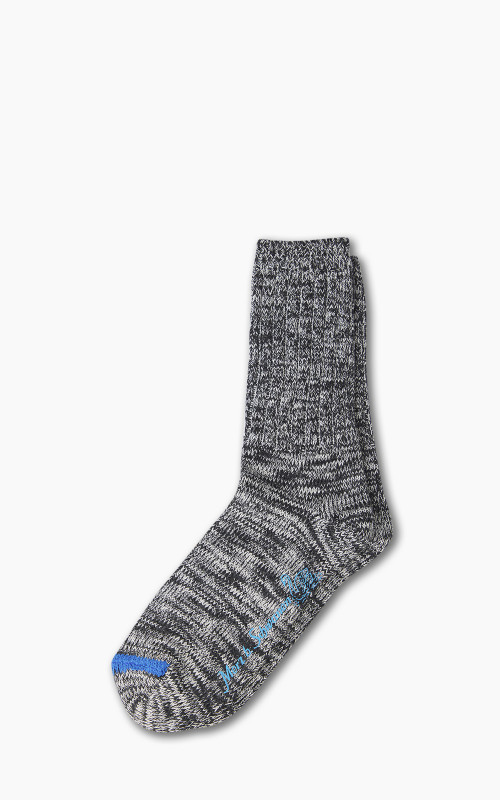 Merz b. Schwanen GS07 Socks Mottled Black/Nature