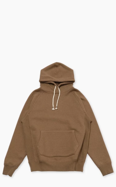 Wonder Looper Iron Mordant Foxfibre® Pullover Hoodie Double Heavyweight French Terry Coyote 80