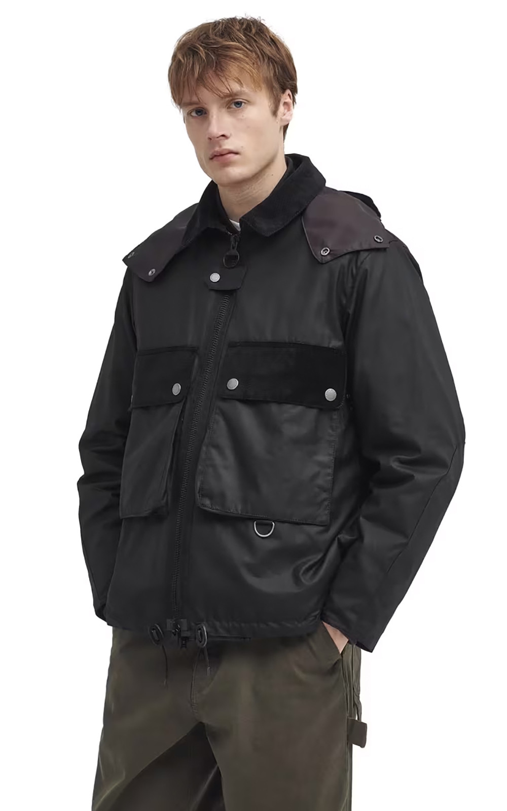 Barbour Spey Wax Jacket Black
