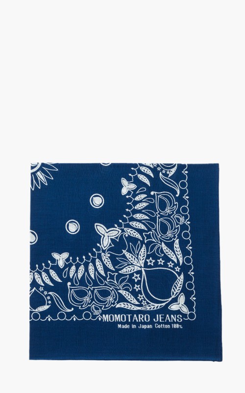 Momotaro Jeans Original Bandana Blue