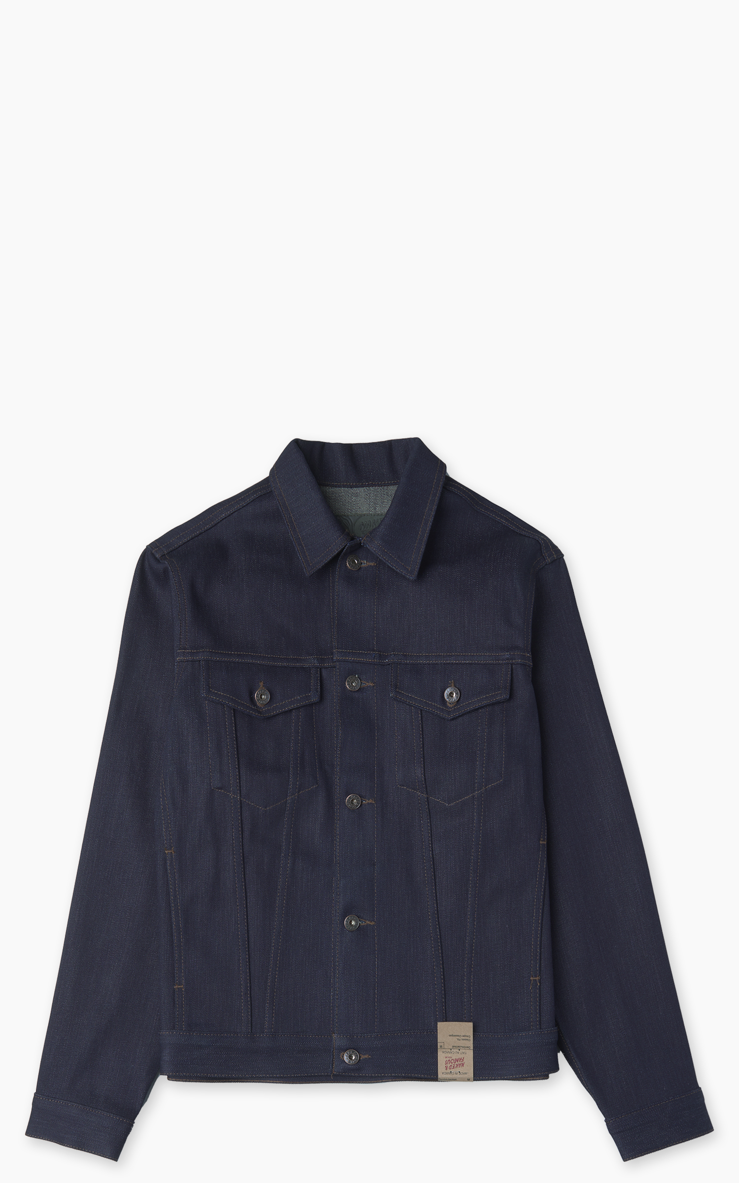 Naked and famous denim jacket top