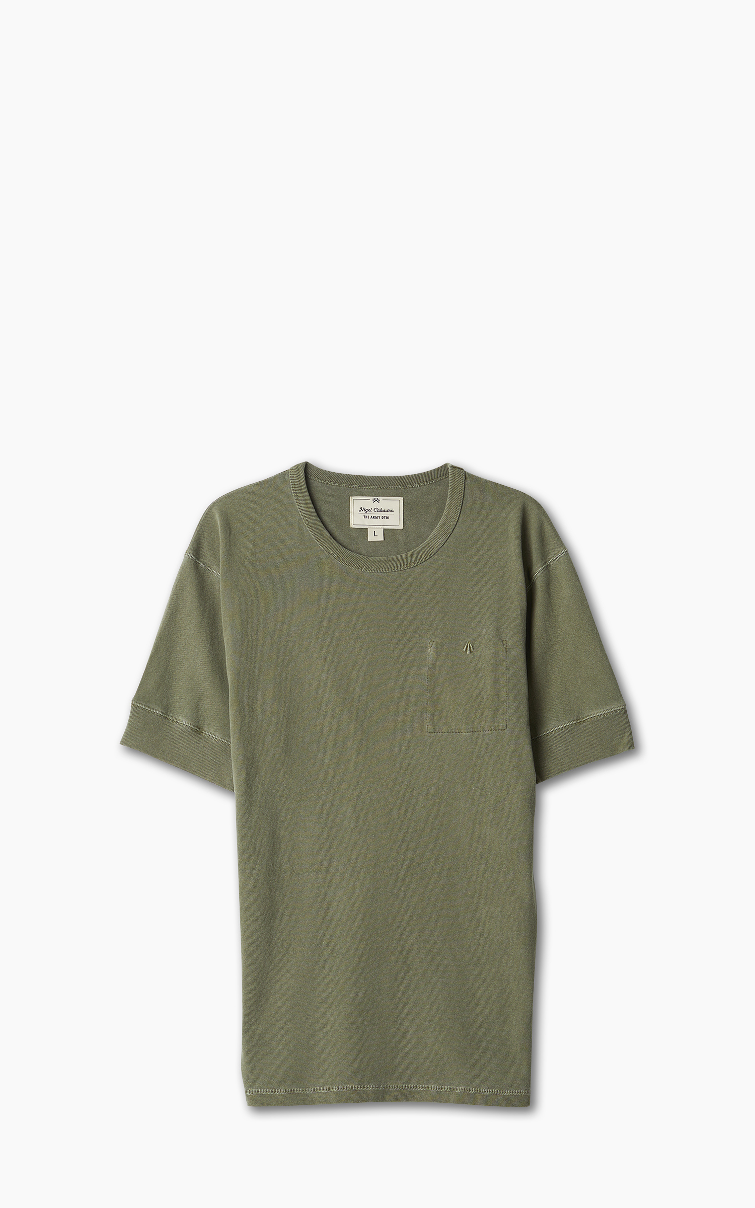 Nigel Cabourn Military Tee USMC Green | Cultizm