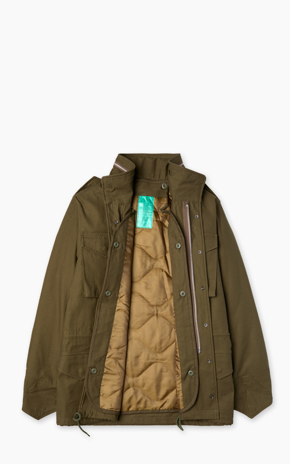 Houston US M65 Field Jacket Lined Olive Drab | Cultizm