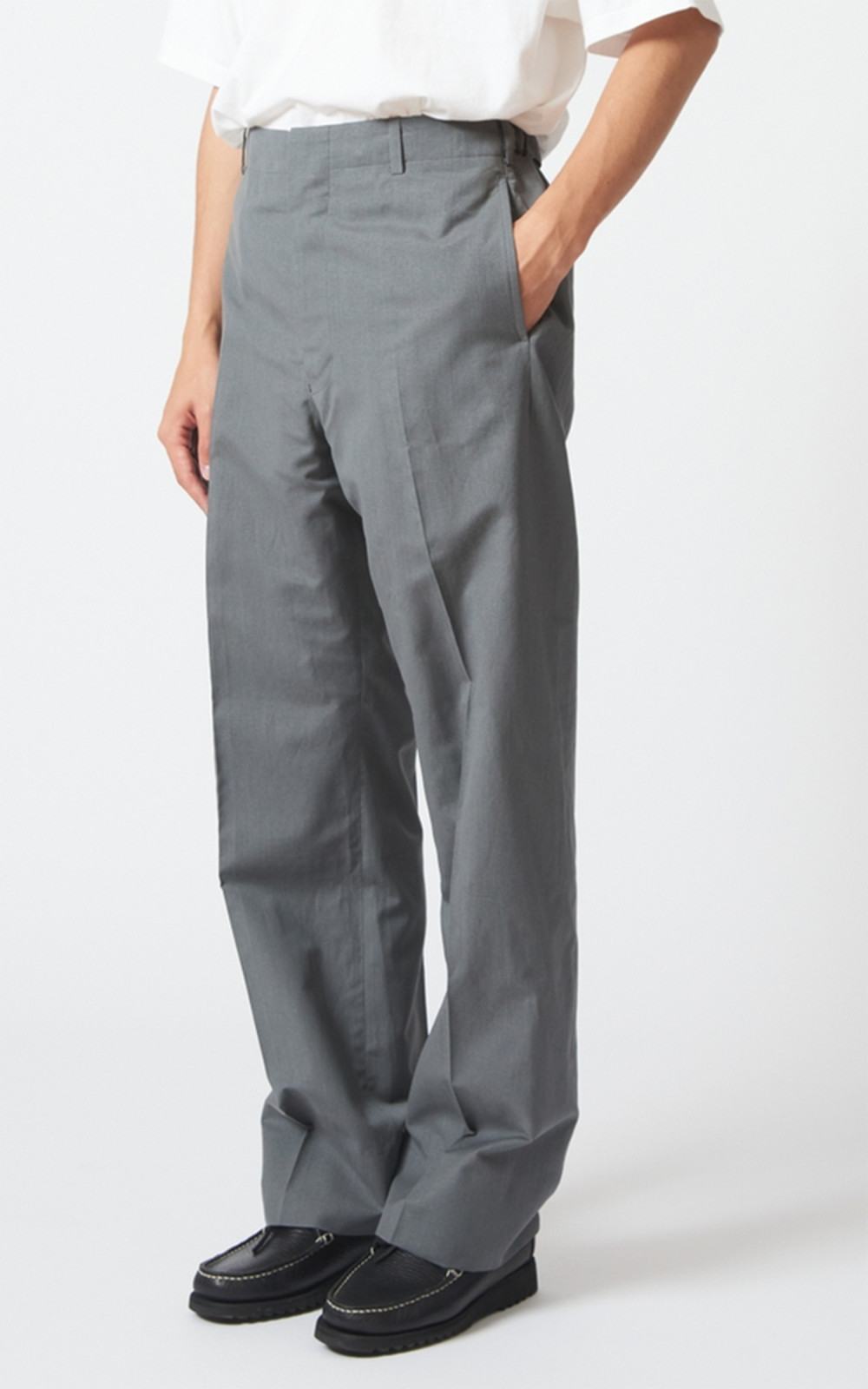 KAPTAIN SUNSHINE  新品 Scottish Trousers KAPTAIN SUNSHINE Scottish Sideseamless Trousers Top Grey