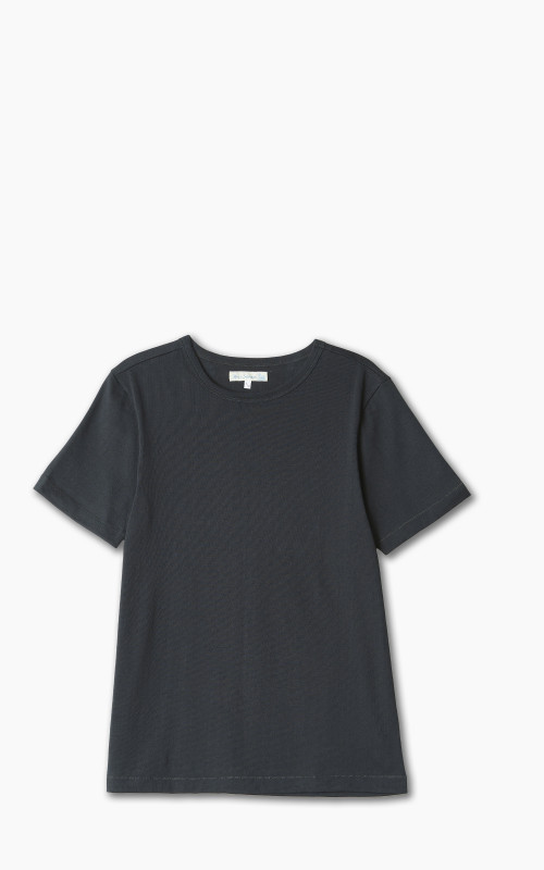 Merz b. Schwanen 215 Heavyweight Crew Neck Tee Charcoal
