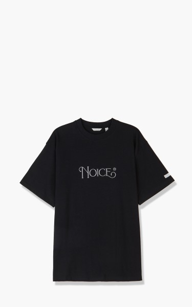 NOICE Big Logo Embroidered Tee Black NM1USTBK10-Black