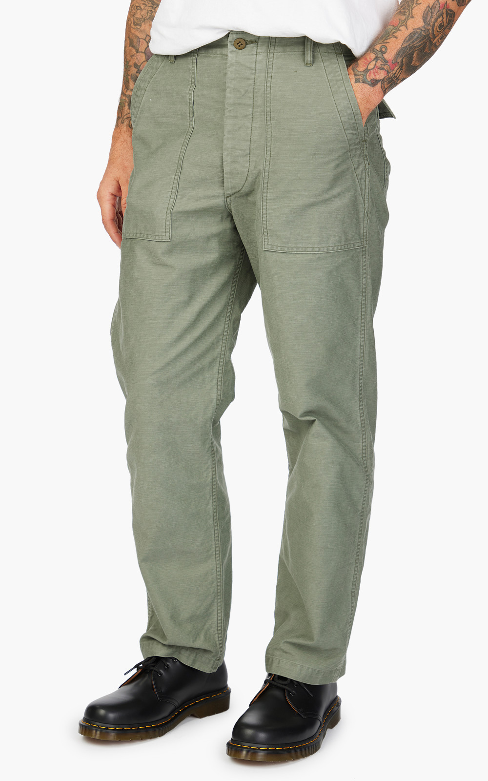 Fullcount 1992HW-23 Utility Trouser Faded Olive Drab | Cultizm Fullcount 1992HW-23 Utility Trouser Faded Olive Drab | Cultizm