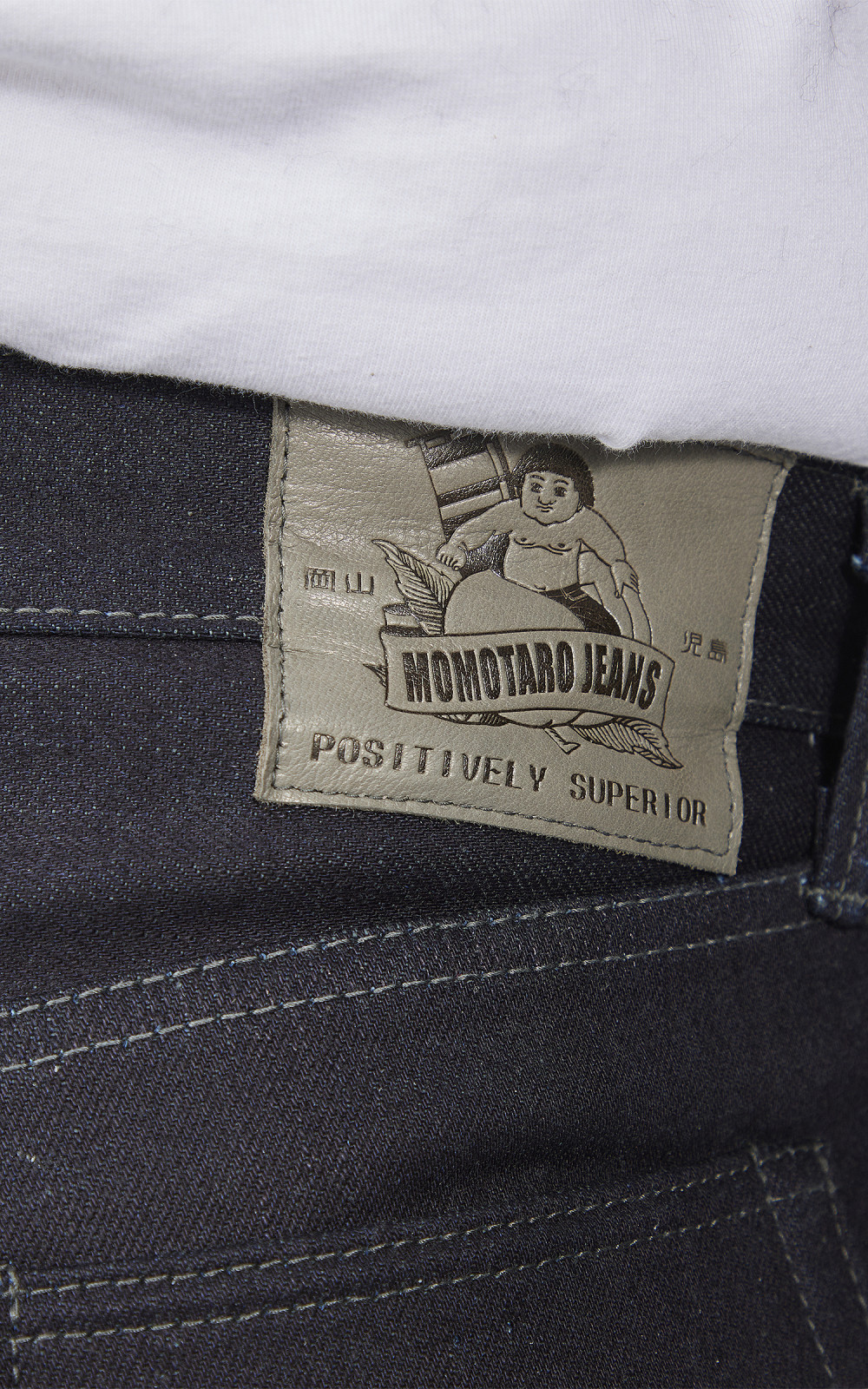 Momotaro Jeans 0605-52GSP Indigo x Grey Double Face Denim