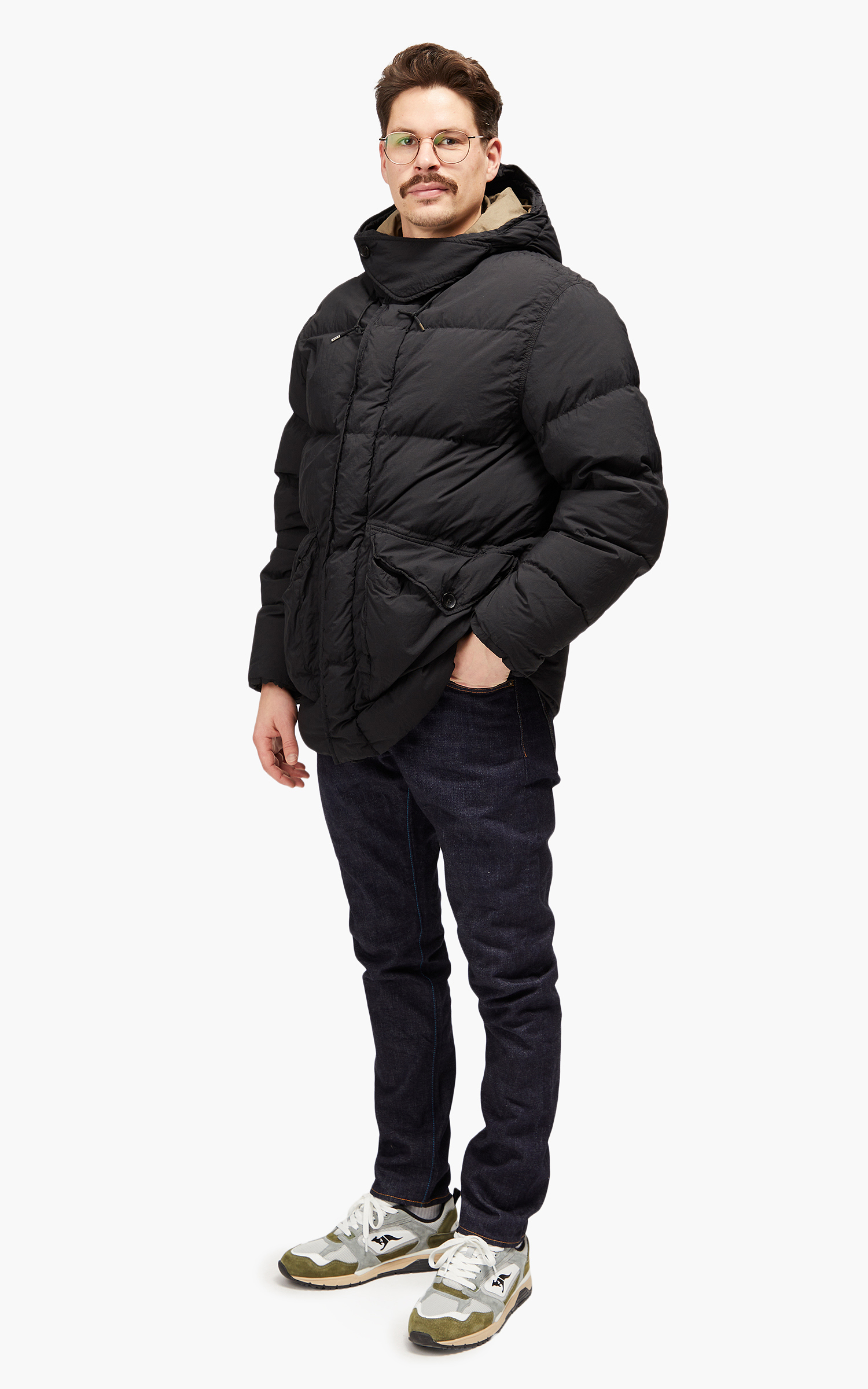 Ten C Polar Down Parka Black | Cultizm