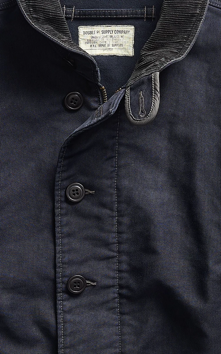 RRL BOWER DECK JACKETデッキジャケットネイビー M 未使用 RRL Bower Deck Jacket Navy at CareOfCarl.com