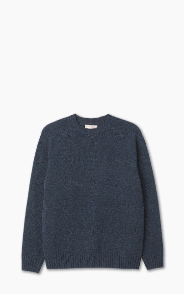 Filson Irish Wool 5-Gauge Sweater Blue/Green Melange
