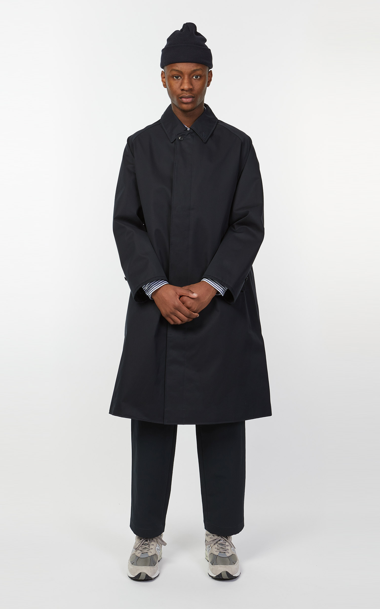 Nanamica GORE-TEX Balmacaan Coat Navy | Cultizm