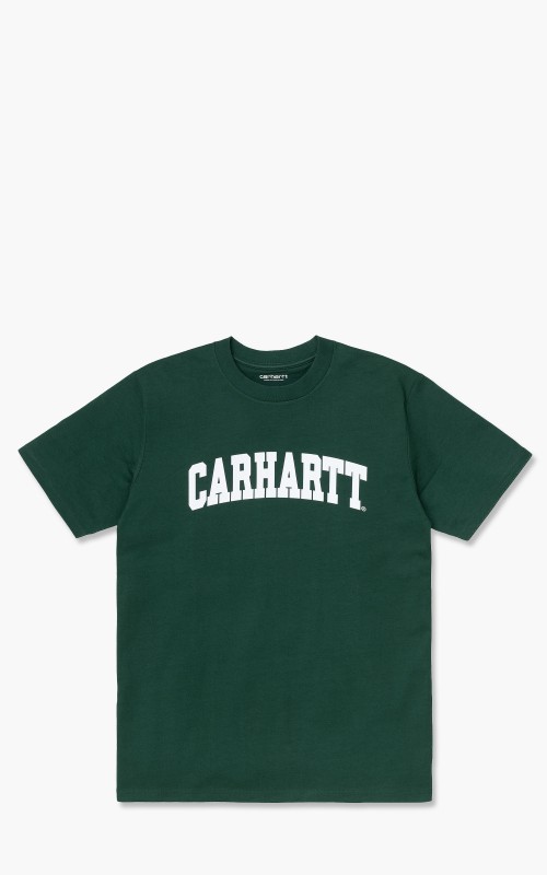 Carhartt WIP S/S University T-Shirt Treehouse/White