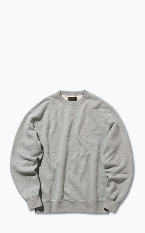 Beams Plus Crew Japan Sweat Heather Grey