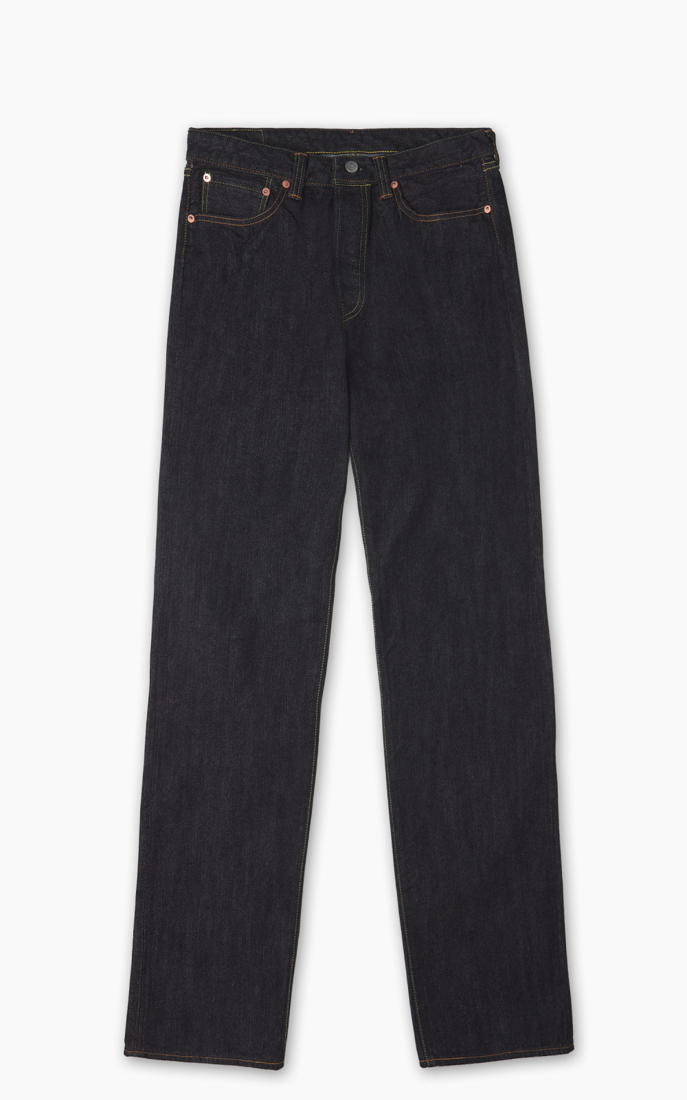 The Flat Head Jeans FN-D111 W30 L34 Blue Denim Used Original