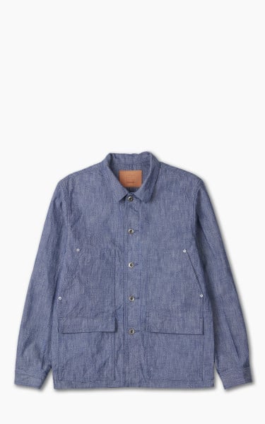 Japan Blue Heavy Chambray Coverall Sax 14oz
