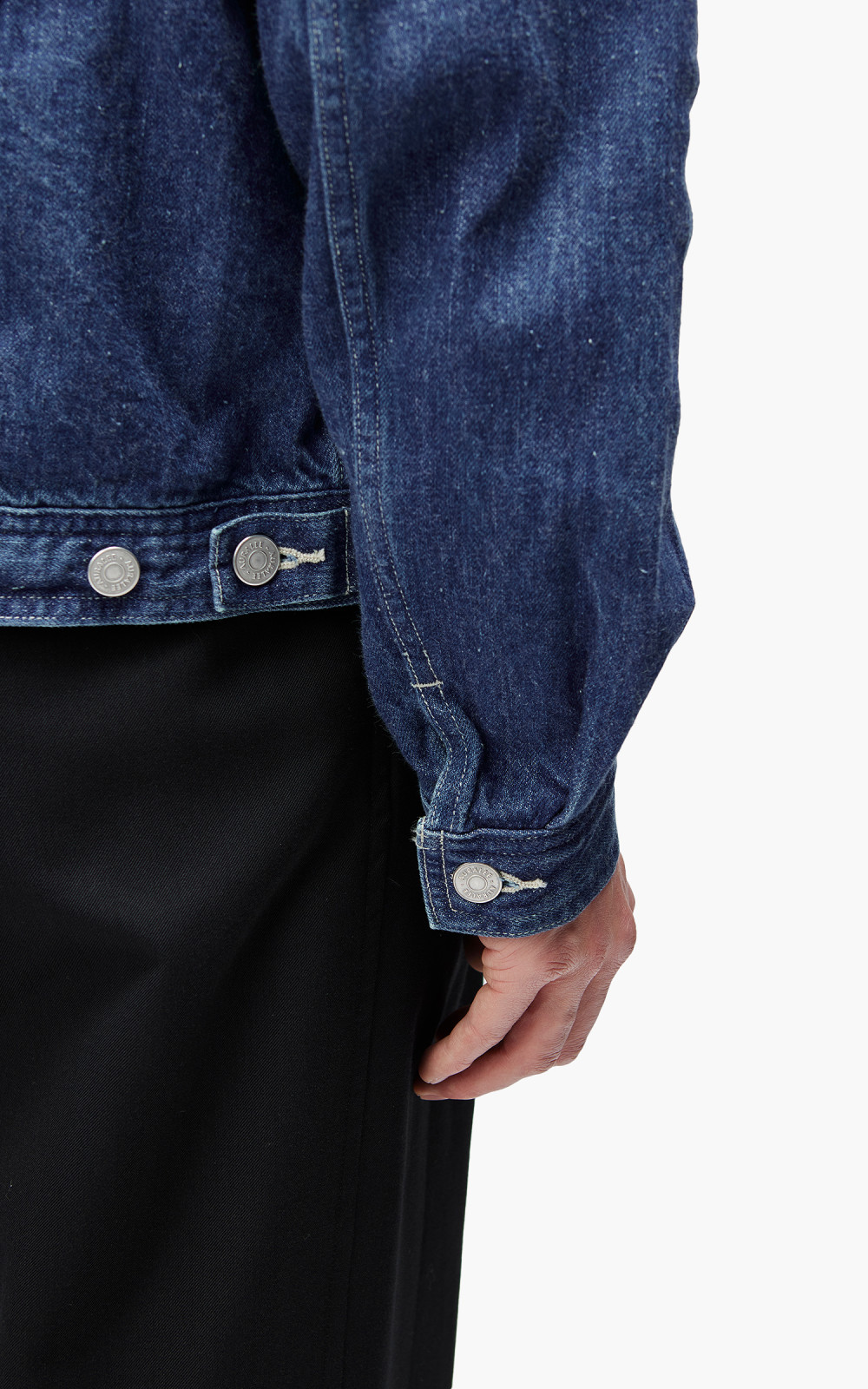 Auralee Selvedge Light Denim Blouson Light Indigo | Cultizm Auralee Selvedge Light Denim Blouson Light Indigo | Cultizm