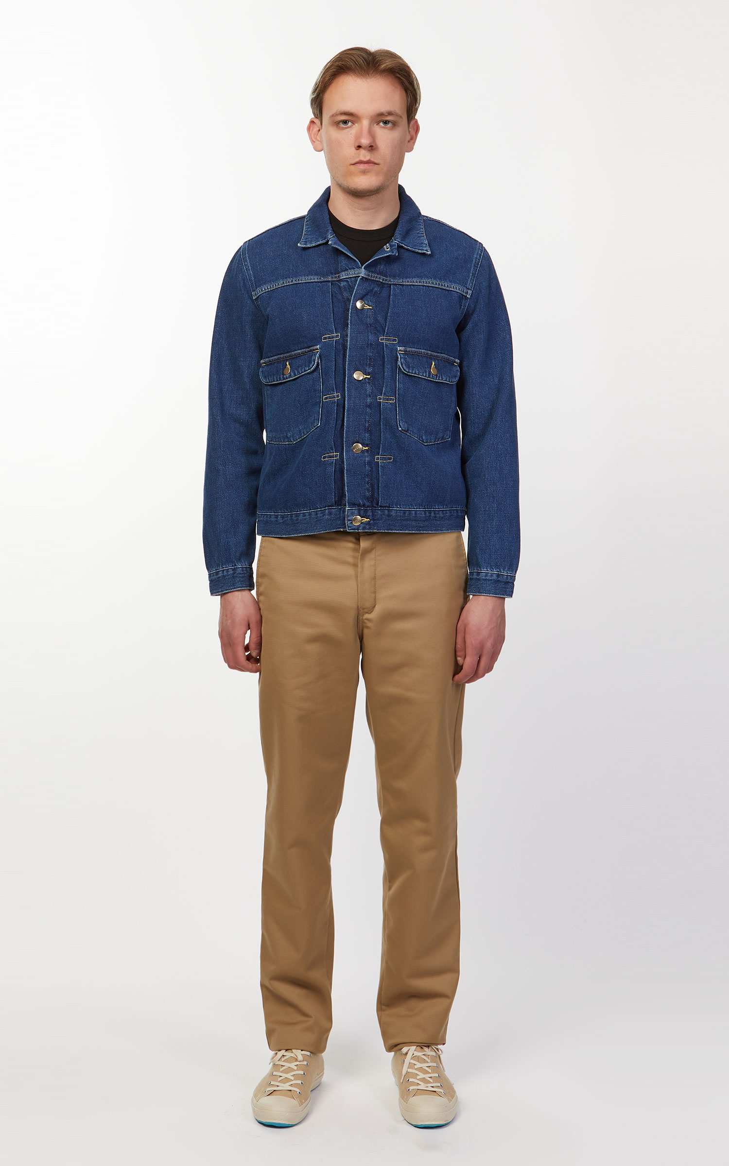 Edwin E-Classic Jacket Joaquin Blue Denim Blue Mid Wash | Cultizm