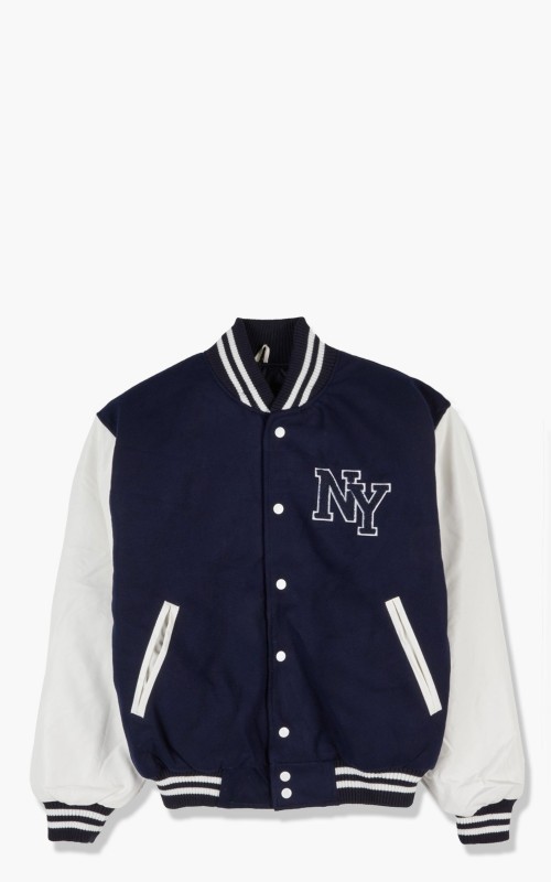 Military Surplus Varsity Jacket Navy/White 10370003