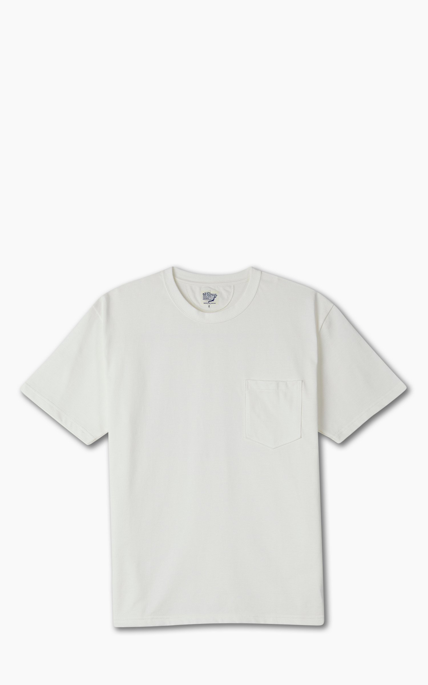 OrSlow Pocket T-Shirt White | Cultizm