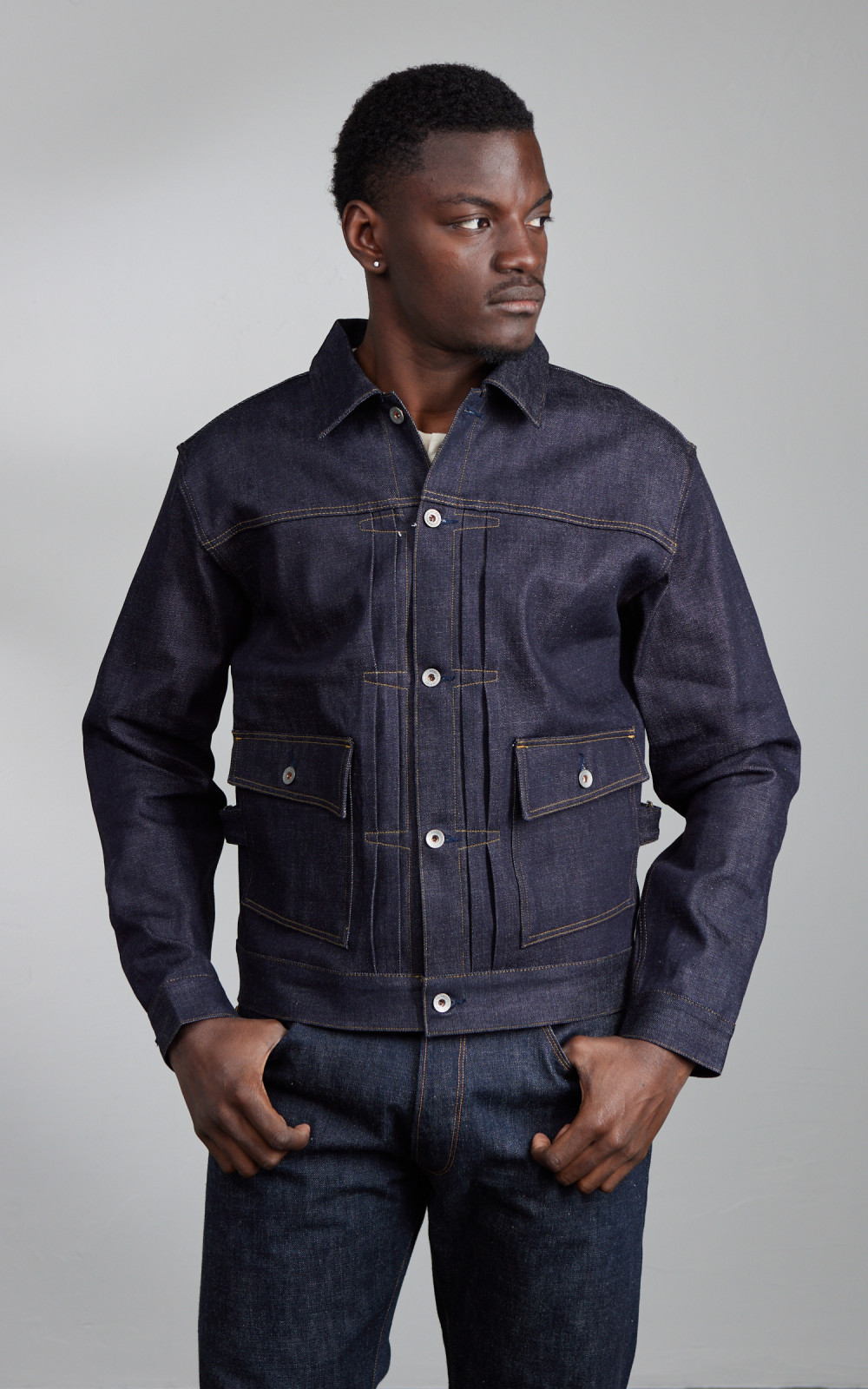 Stevenson Overall Co. Ranch Rider Denim Jacket Unwashed