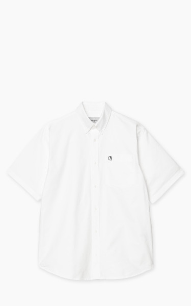 Carhartt WIP S/S Braxton Shirt White/Black