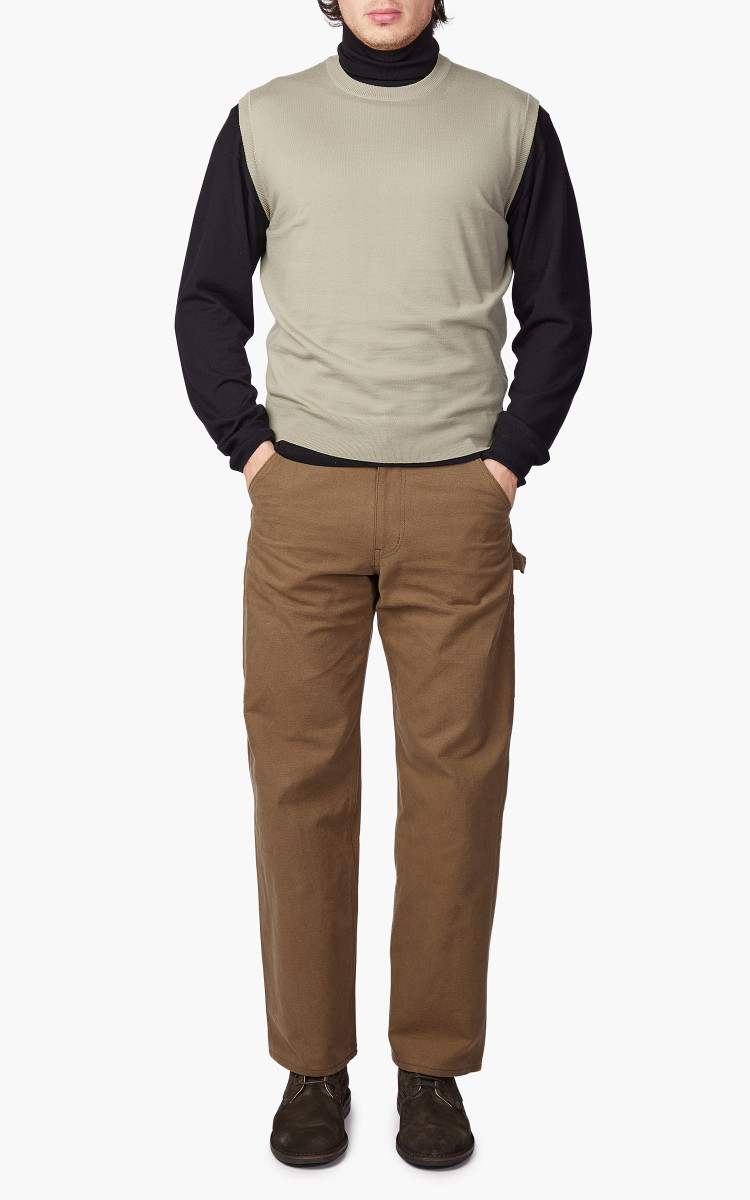 パンツ AURALEE WASHED HEAVY CANVAS PANTS Namu Shop - Auralee Washed Heavy Canvas Pants - Brown