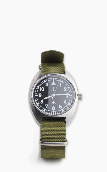 Naval Watch Company MIL-02A Naval Military Watch Black Dial Khaki