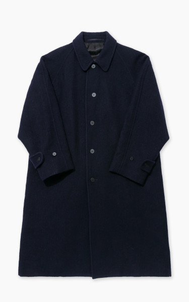 Kaptain Sunshine Umbrella Coat Wool Navy