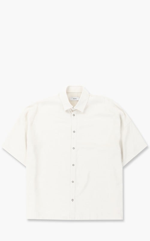 Markaware 'Marka' Ripstop Wide Shirt S/S White