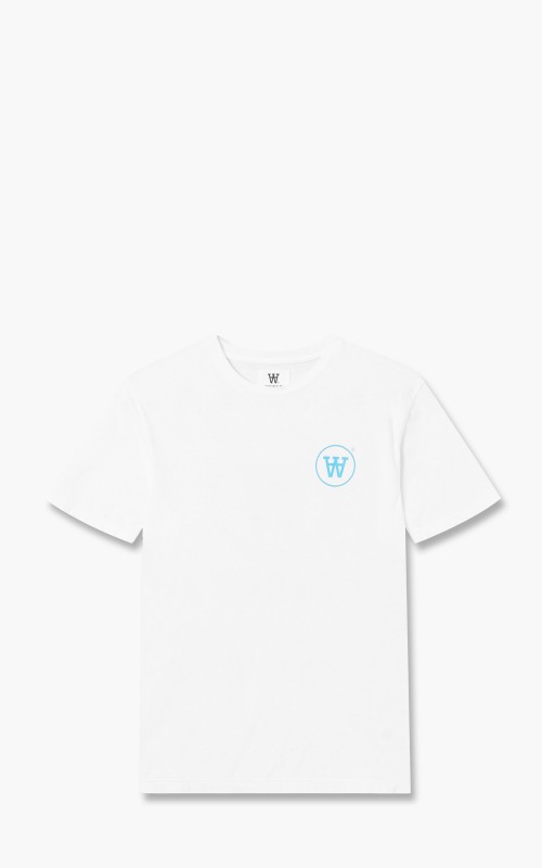 Wood Wood Ace T-Shirt White/Blue