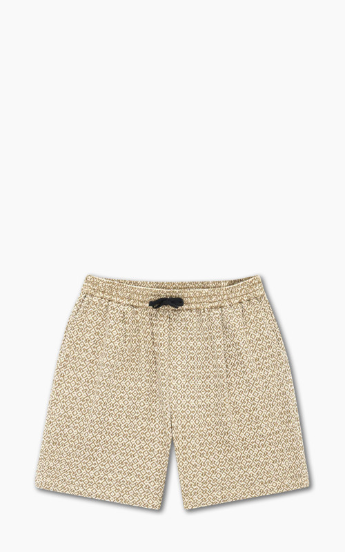 3sixteen Drawstring Shorts Nutmeg Jacquard